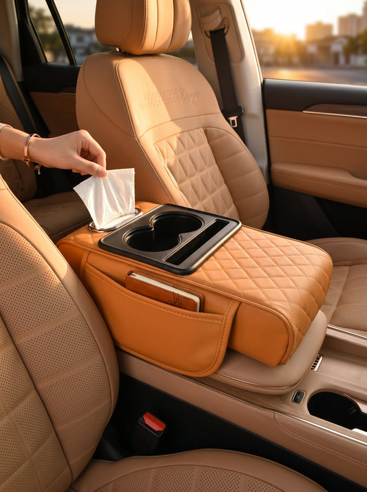Universal 4-in-1 Car Armrest Organizer