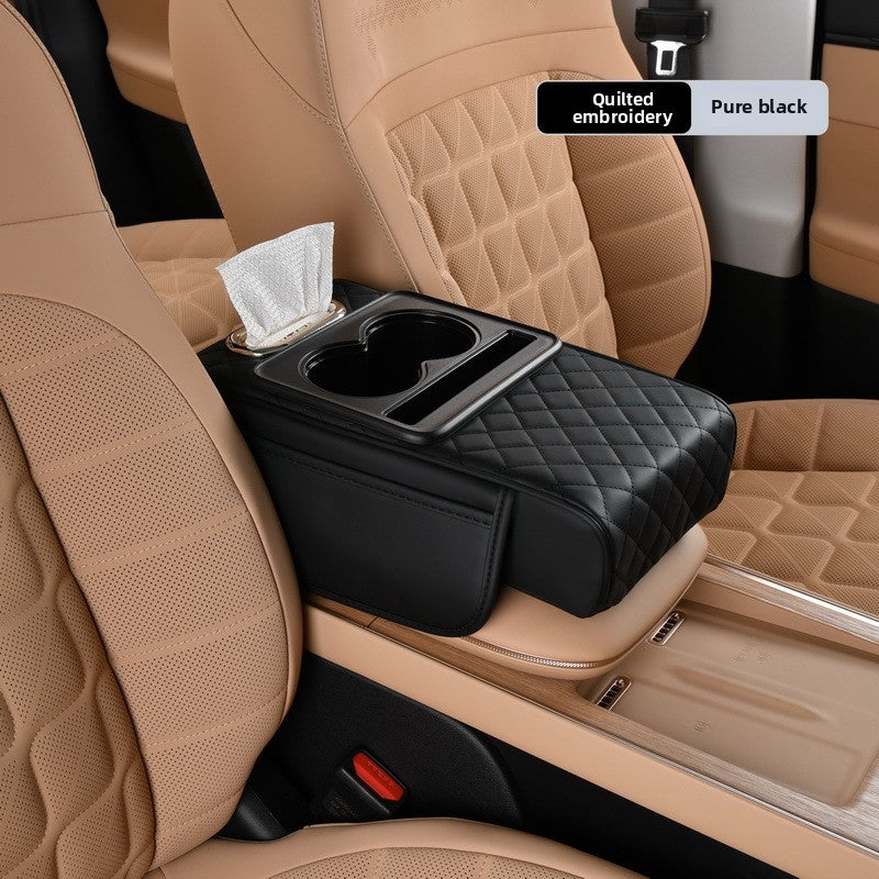 Universal Car Center Console Organizer with Cup Holder