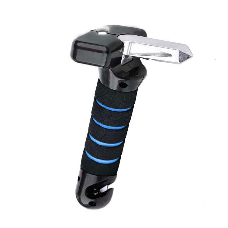 Multifunctional Car Safety Tool – Hammer, Belt Cutter, Door Handle