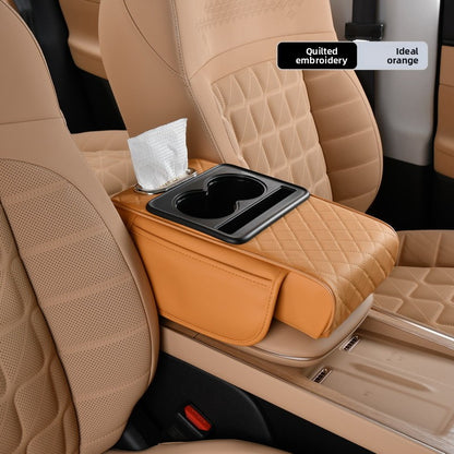 Universal Car Center Console Organizer with Cup Holder