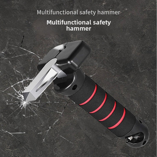 Car Door Assist Handle with Emergency Safety Hammer