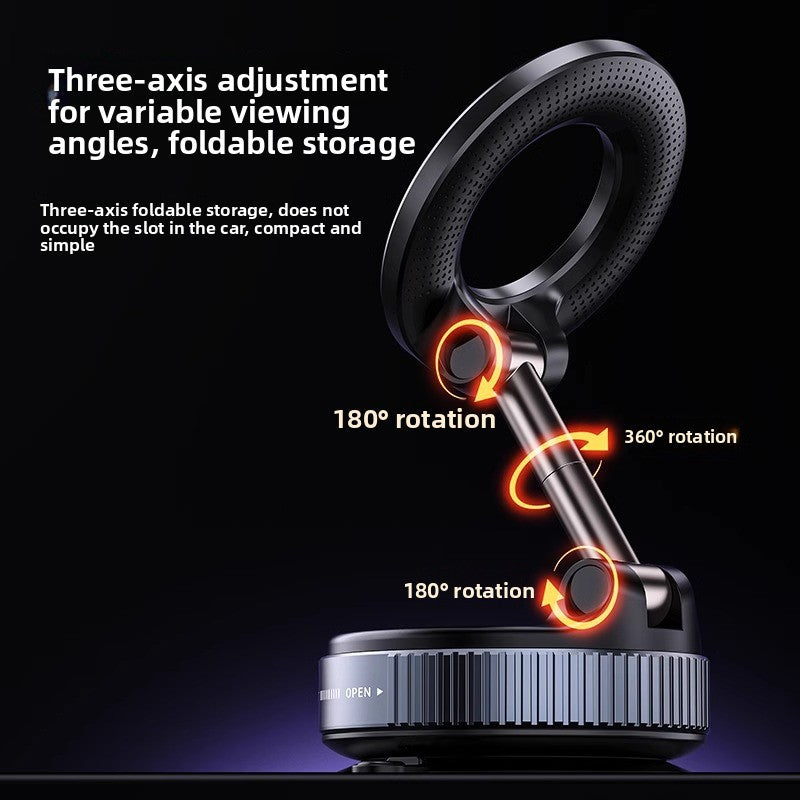 Magnetic Car Phone Holder - 360 Degrees Rotatable