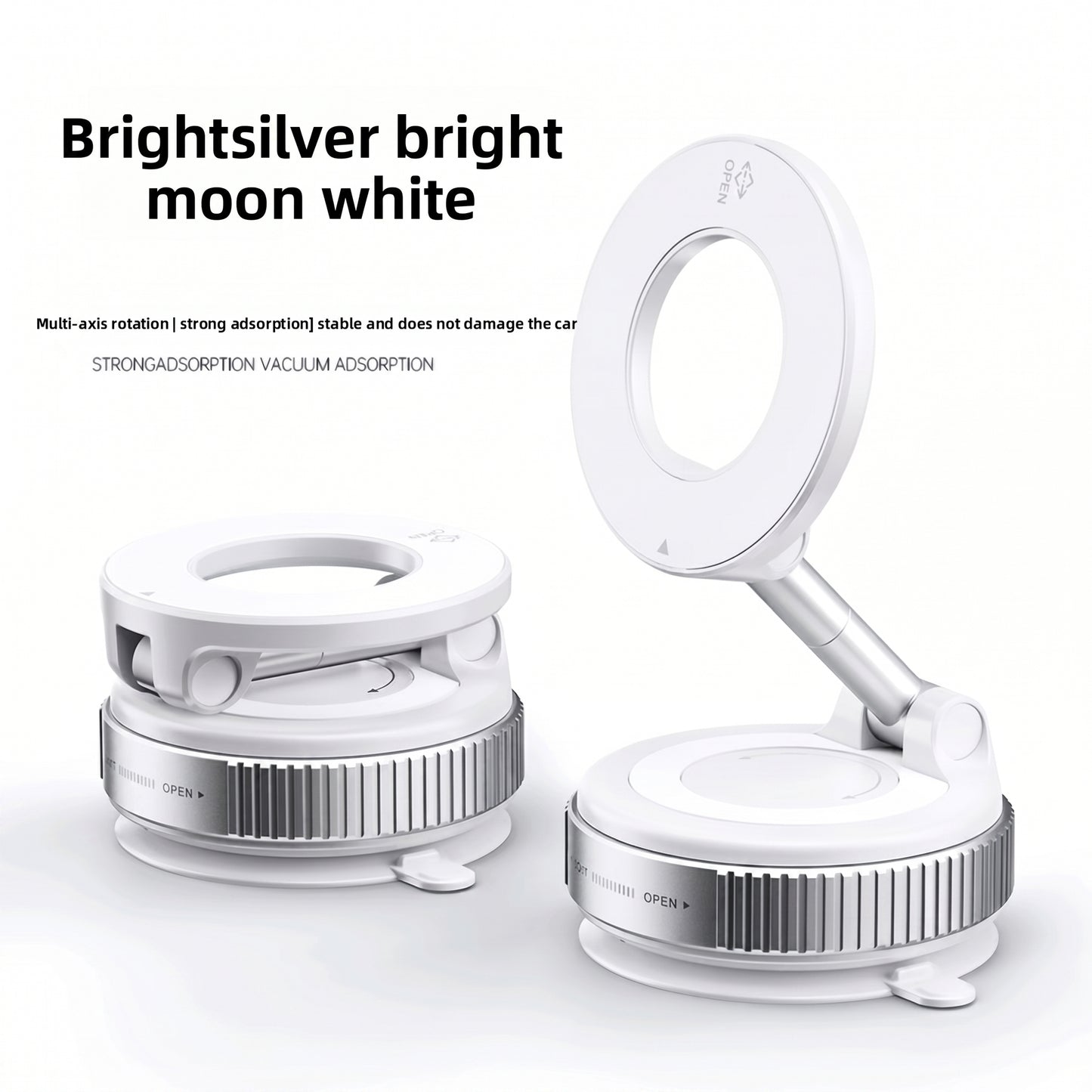 Magnetic Car Phone Holder - 360 Degrees Rotatable