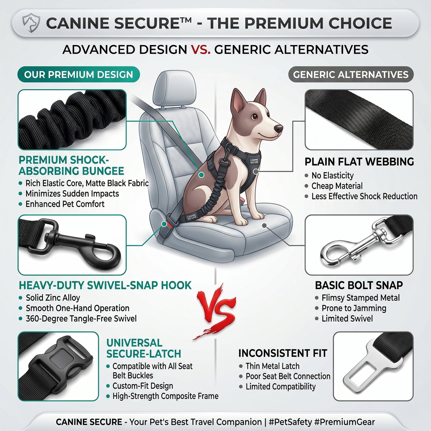 Car Seat Belt For Dogs And Cats – Safe Travel With Your Pet
