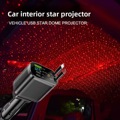 Fast Car Charger 120W With Cable - Type-C And Apple